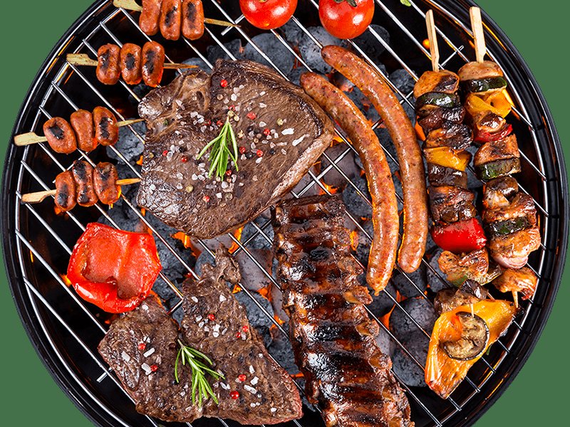 Gemischte Grillplatte für zwei Personen